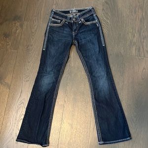 Silver bootcut jeans